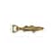 Hello Honey® Antique Gold Finish Cast Aluminum Fish Shaped Bottle Opener